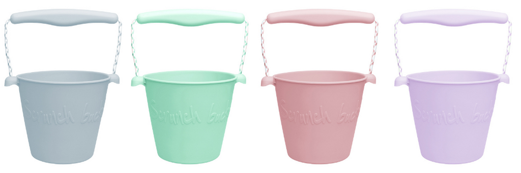 Scrunch silicone buckets available at The Little Sunshine Store