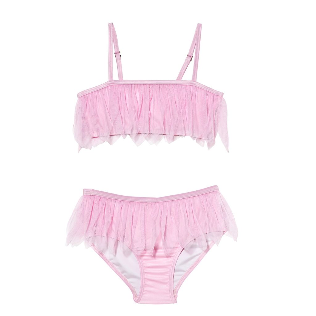 Product shot of the front of the Tutu Du Monde SS24 swimwear collection Rosa Bikini in Pink Fairy Floss
