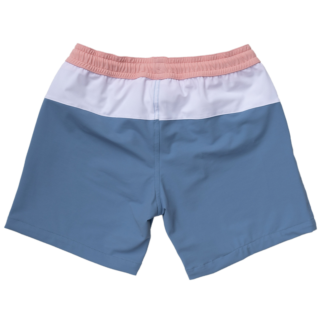 Folpetto Harry swim shorts for boys in blue and pink