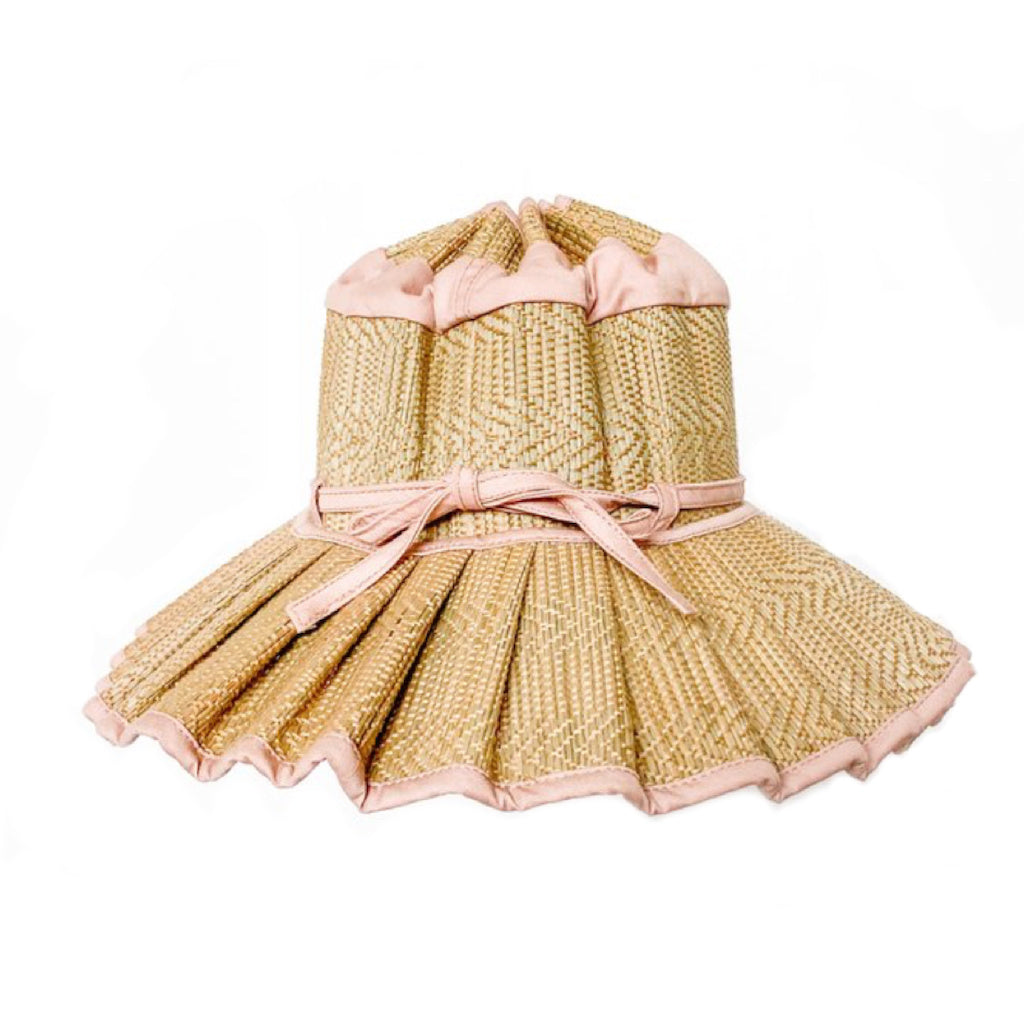 Lorna Murray Sumatra pink nude Capri sun hat for children