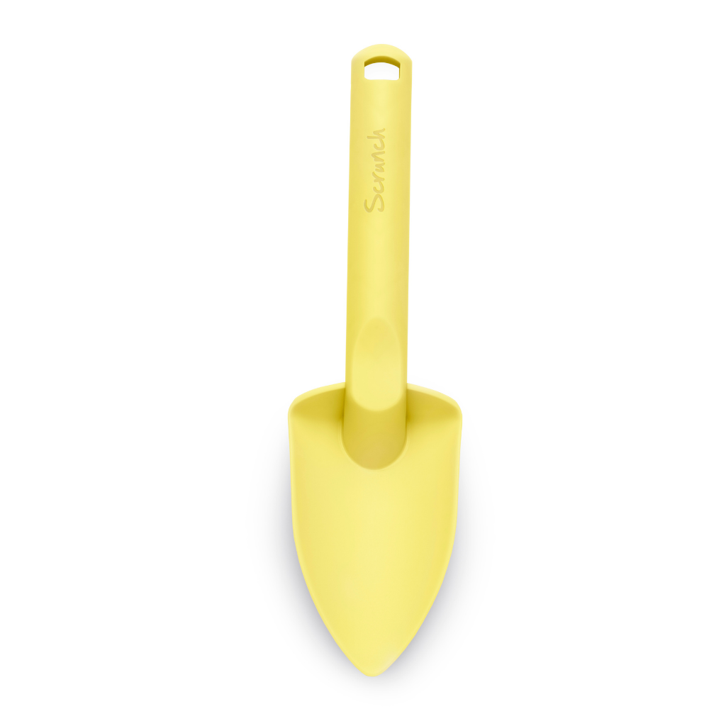 Scrunch silicone spade in Lemon Yellow