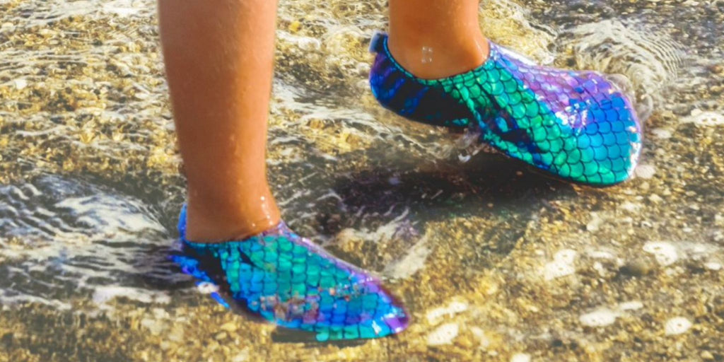 Slipfree Ivy foil non-slip shoe wading in the water