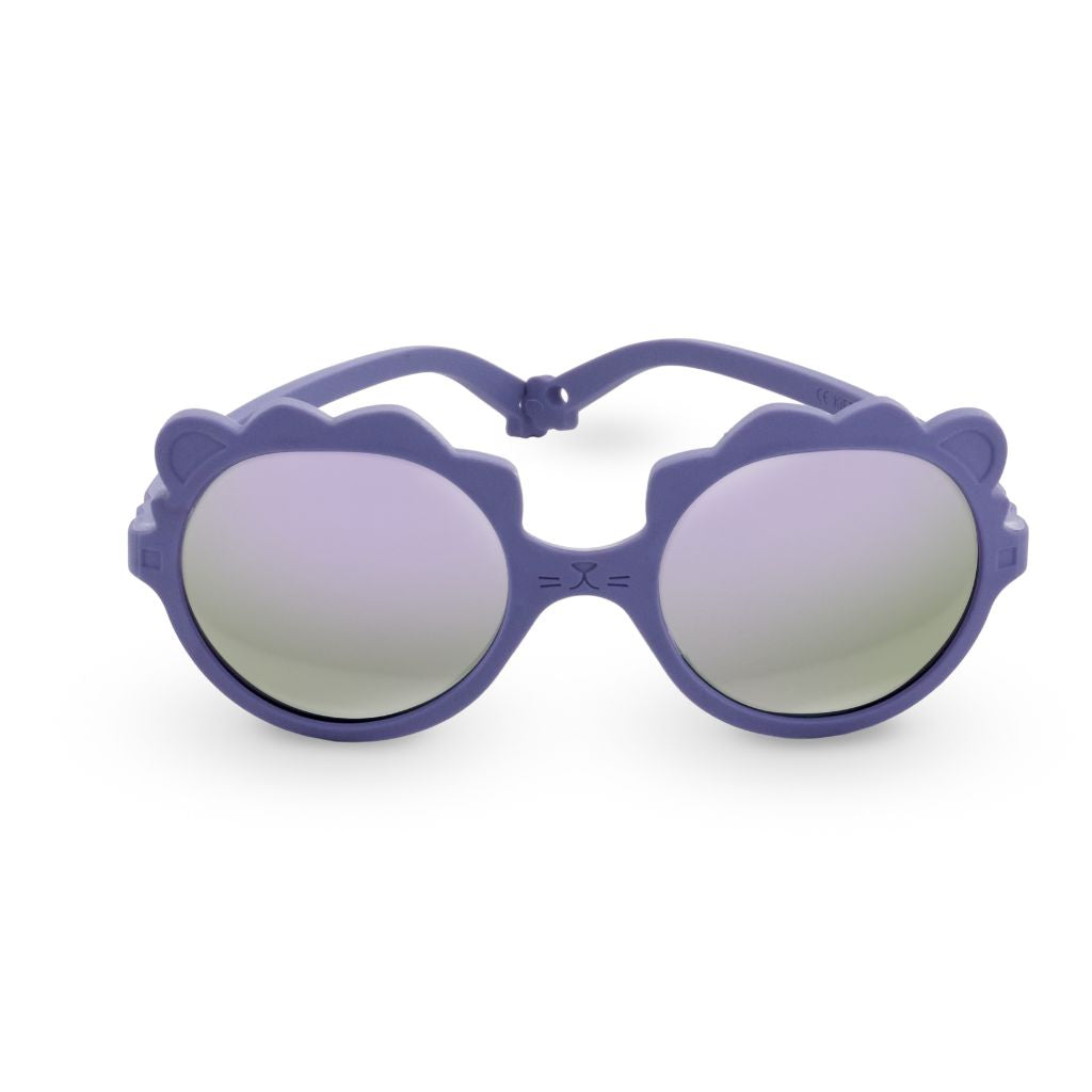 Product shot of the front of the Ki et La Lion Sunglasses in Lilac