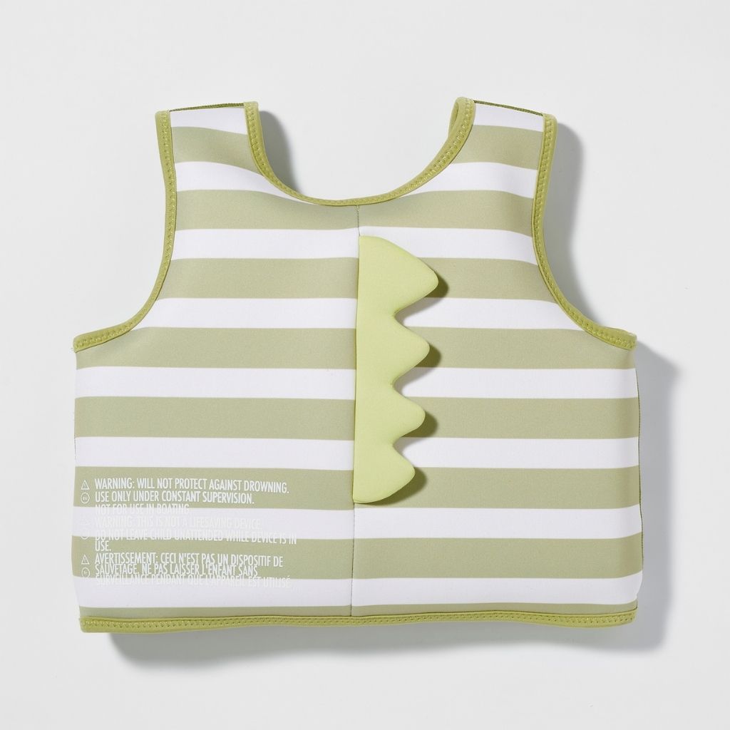 Product shot of the back of the Sunnylife Into The Wild Swim Vest