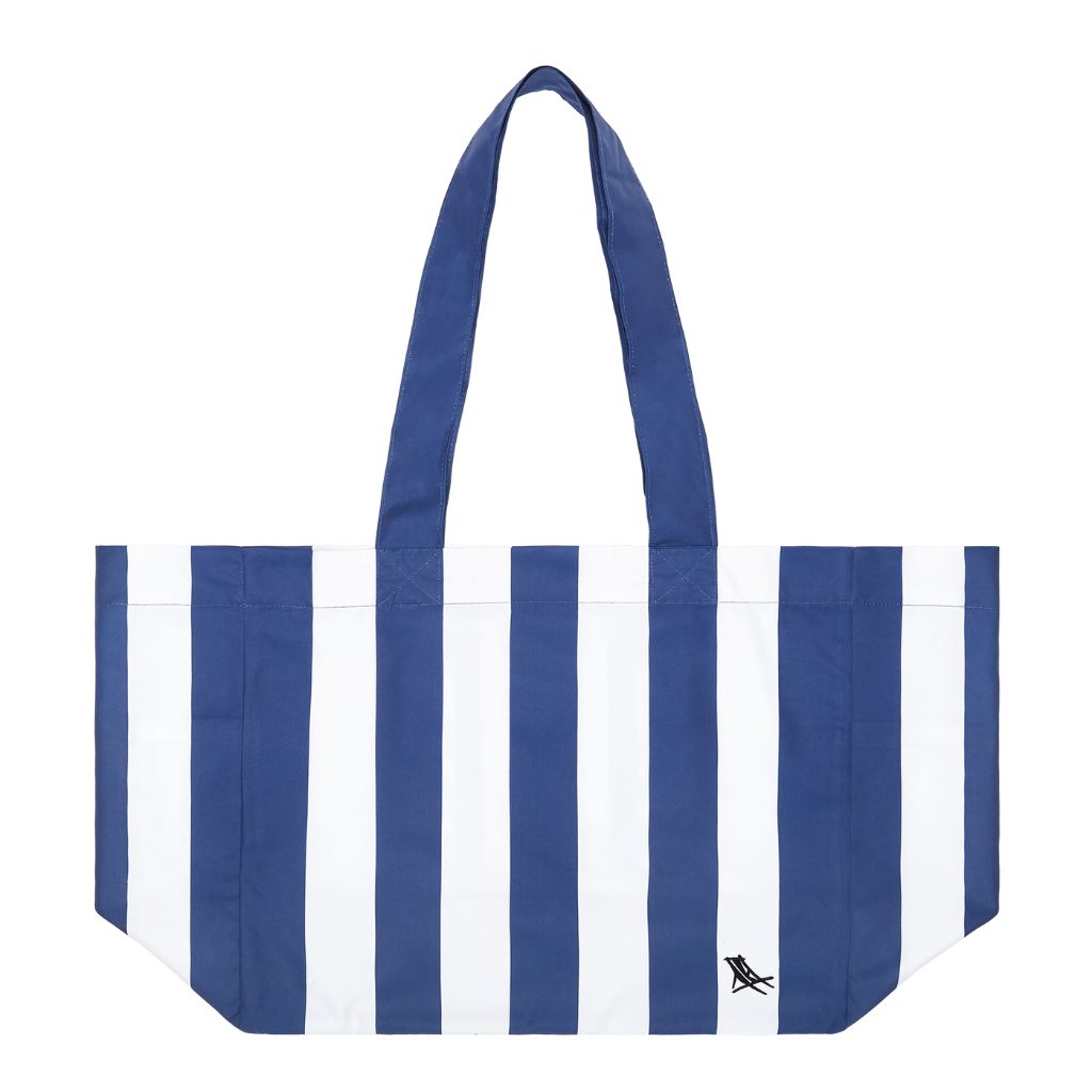 Product shot of Dock and Bay Everyday Tote Beach Bag in Whitsunday Blue