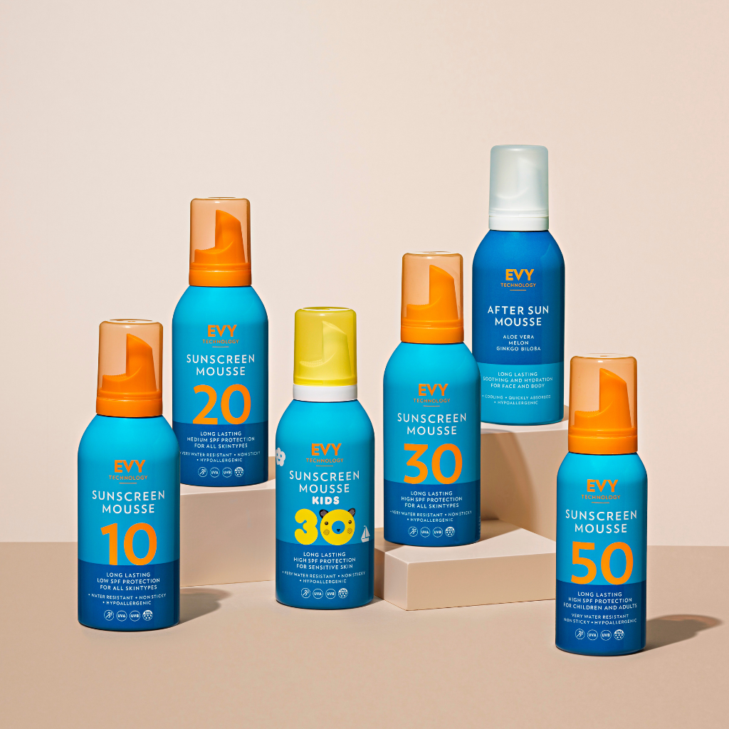 Evy Technology Sun Care Product Range