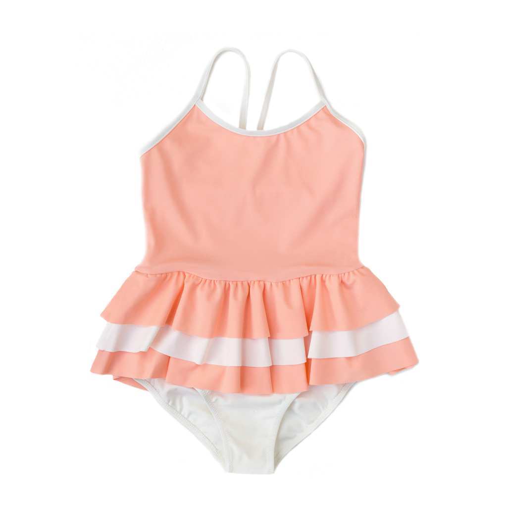 Folpetto Amelia swimsuit in peach pink