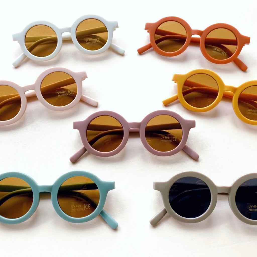 Grech & Co children's sunglasses in various colours with uv400 protection