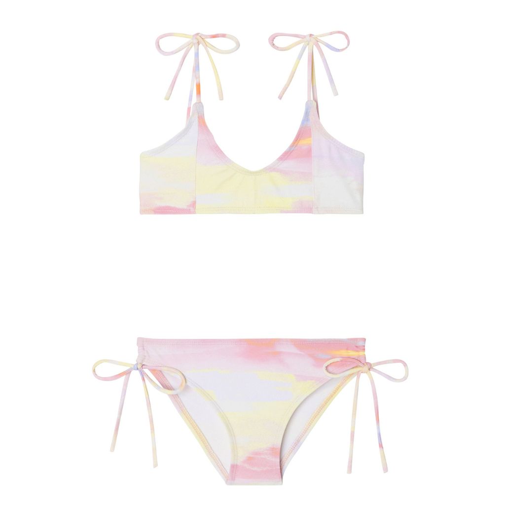 Product shot of the Lison Paris Moorea pastel two piece bikini