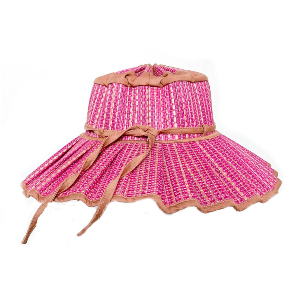 Lorna Murray Kirribilli pink Capri sun hat for children
