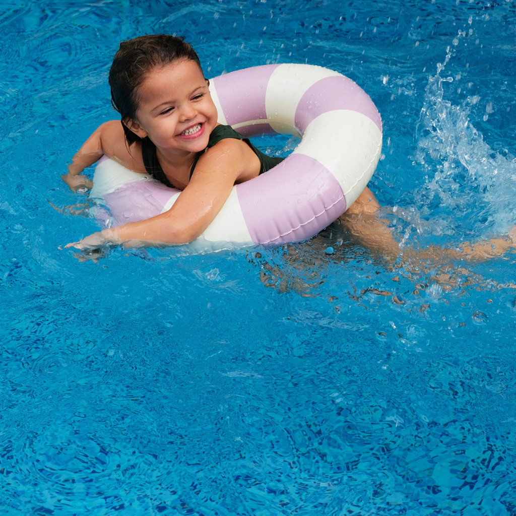 Petites Pommes Violet Purple Striped Childrens Inflatable The