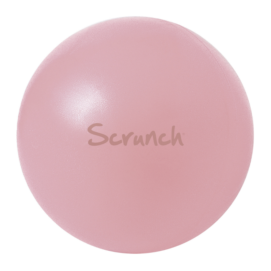 Scrunch silicone beach balls in pink, old rose