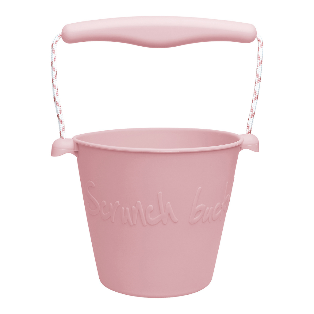 Scrunch silicone bucket in old rose