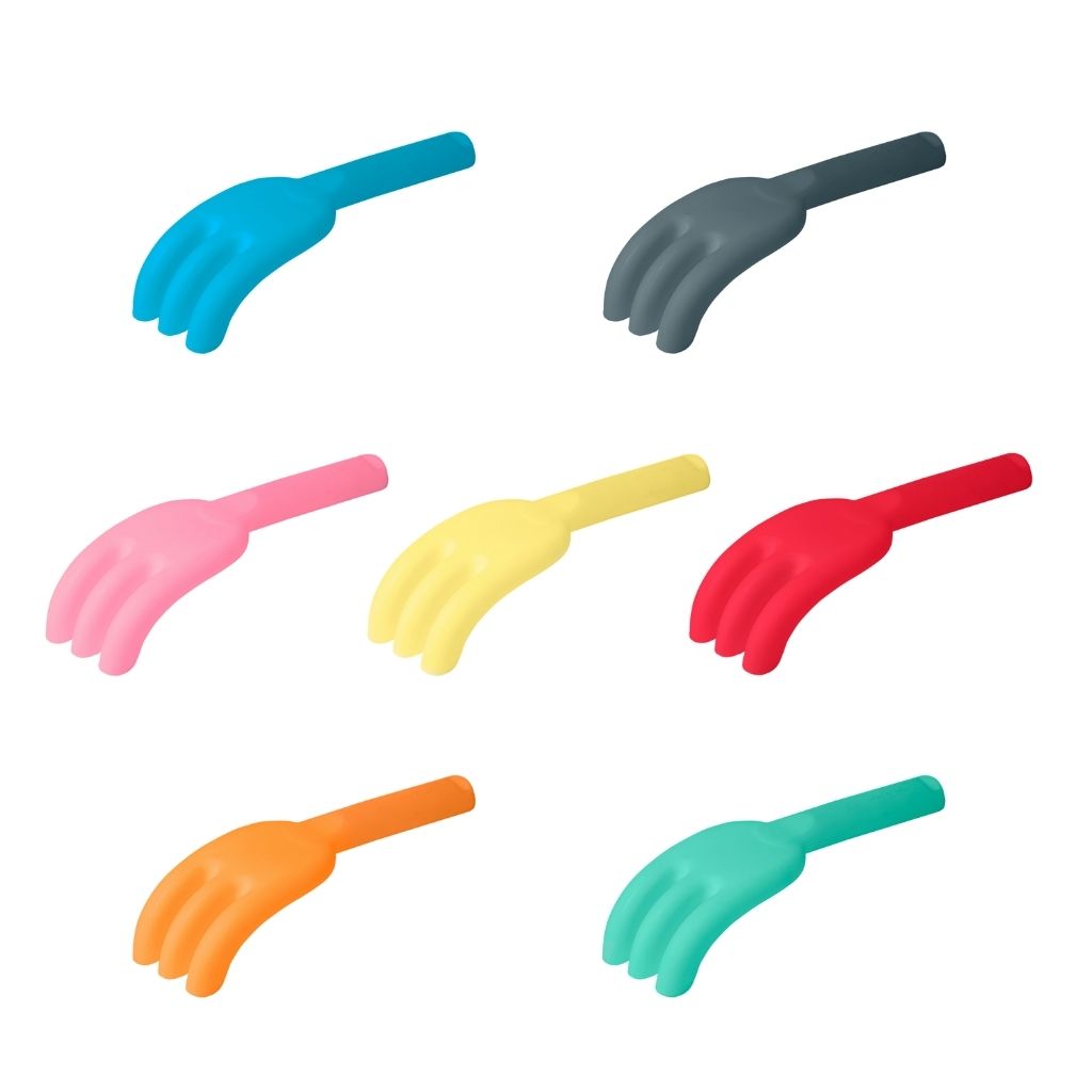 Collection of Scrunch Rakes in funky bright colours
