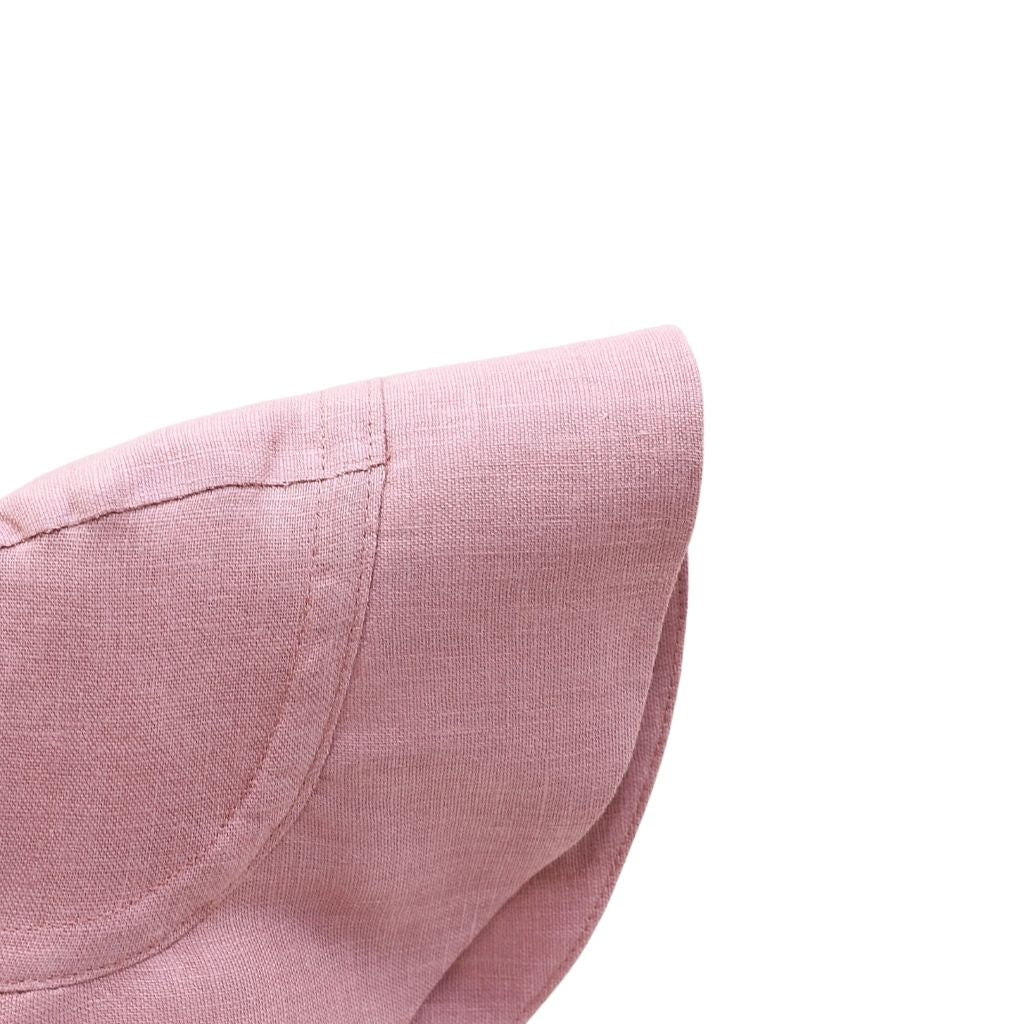 Close up of Briar Baby Sun Bonnet in Serenity Pink